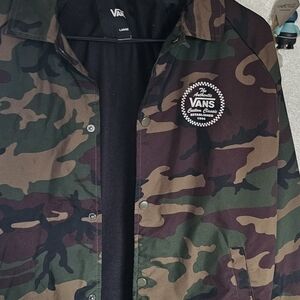 Vans Camo Field Jacket with Logo Patch